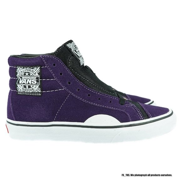 Vans Shoes - VANS Style 238 California Native Women's High Top Sneakers (Purple / White)